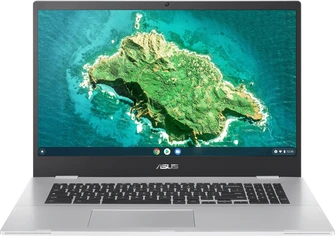 ASUS Chromebook CX1 CX1700CKA-AU0101, Transparent Silver, Celeron N4500, 8GB RAM, 128GB Flash