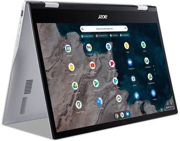 Acer Chromebook Spin 513 CP513-1H-S3XM, Silver, Snapdragon 7c, 4GB RAM, 64GB Flash