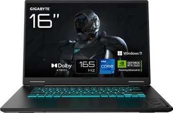 GIGABYTE Gaming A16 CVHI3DE894SH, Black Steel, Core i7-13620H, 16GB RAM, 1TB SSD, GeForce RTX 5060