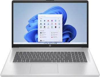 HP Laptop 17-cn4130ng, Natural Silver, Core 3 100U, 8GB RAM, 512GB SSD