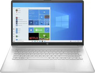 HP Laptop 17-cp0259ng, Natural Silver, Ryzen 5 5500U, 8GB RAM, 512GB SSD
