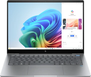 HP OmniBook X AI 14-fe0660ng, Meteor Silver, Snapdragon X Elite - X1E-78-100, 16GB RAM, 1TB SSD