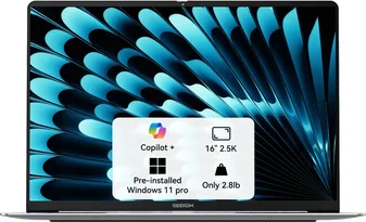 Geekom GeekBook X16 Pro, Titanium Gray, Core Ultra 9 185H, 32GB RAM, 2TB SSD