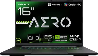 GIGABYTE AERO X16, Space Gray, Ryzen AI 7 350, 32GB RAM, 1TB SSD, GeForce RTX 5070, EN