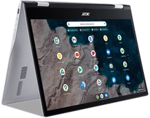 Acer Chromebook Spin 513 CP513-1H-S38T, Silver, Snapdragon 7c, 8GB RAM, 64GB Flash