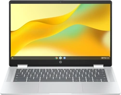 HP Chromebook x360 14b-cd0213ng, Glacier Silver, N100, 4GB RAM, 128GB Flash