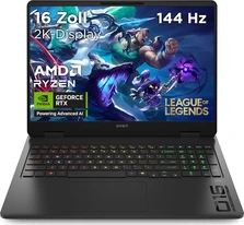 HP OMEN Gaming Laptop 16-ap0790ng, Shadow Black, Ryzen 9 8940HX, 16GB RAM, 1TB SSD, GeForce RTX 5060