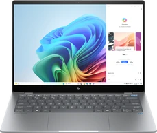 HP OmniBook X AI 14-fe0660ng, Meteor Silver, Snapdragon X Elite - X1E-78-100, 16GB RAM, 1TB SSD