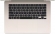 Apple MacBook Air 15", Starlight, M2 - 8 Core CPU / 10 Core GPU, 8GB RAM, 512GB SSD 