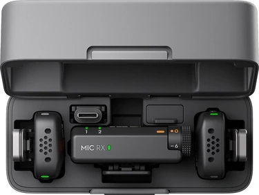 DJI Mic mini, 2 transmitter + 1 receiver + charging case