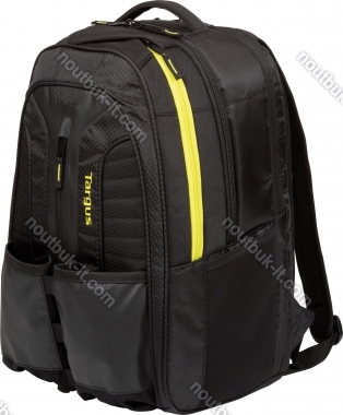 Dell Targus Work + Play Rackets 15.6" Laptop Backpack, black/yellow