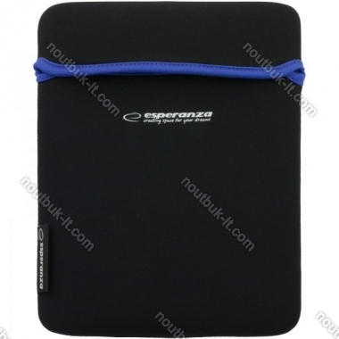 Esperanza neoprene 9.7" sleeve, black/blue