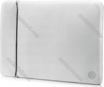 HP 14" Neoprene Reversible sleeve, black/silver