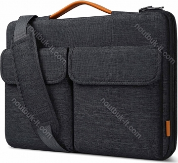 Inateck 13" EdgeKeeper 360° protective Laptop shoulder bag, black grey