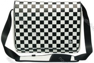 Pat Says Now Checker Flag carrying case 17" black/white