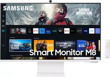 Samsung Smart Monitor M8 M80C Warm White, 27"