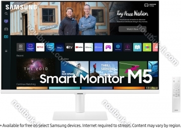 Samsung Smart monitor M5 M50B white, 27"