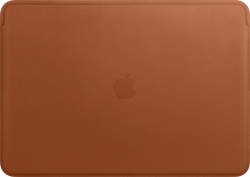Apple MacBook Pro 15.4" leather sleeve, Saddle Brown