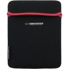 Esperanza neoprene 9.7" sleeve, black/red