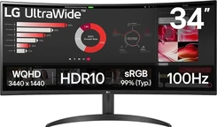 LG UltraWide 34WR50QK-B, 34"