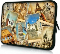 Pedea Design neoprene vintage travel 10.1" sleeve