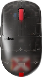Pulsar Gaming Gears X2H wireless clear Black Edition, USB