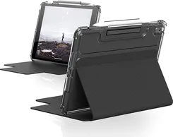 UAG Lucent Series case для Apple iPad 10.2" 2019/2020, Black/Ice black/transparent