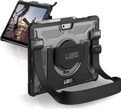 UAG Plasma Handstrap case Microsoft Surface Go 3/Go 2/Go ice black/transparent