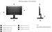 Dell 22 Monitor SE2225HM, 21.5"