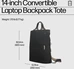 HP Convertible 14" Laptop-рюкзак bag, black