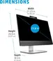 HP E24mv G4, 5 Jahre Support, drei Jahre Garantie, 23.8"