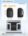 Inateck TSA-freundlicher 38L Laptop-Reiserucksack, black