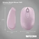 Incase wireless Mobile Mouse 1850 Light Orchid, pink, USB