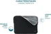 Mobilis Skin 12.5-14" Memory Foam notebook cover, black/grey