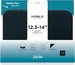 Mobilis Skin 12.5-14" Memory Foam notebook cover, black/grey