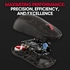 Pulsar Gaming Gears X2H wireless clear Black Edition, USB