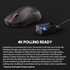 Pulsar Gaming Gears X2H wireless clear Black Edition, USB