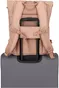 Travelite Basics Rollup laptop backpack, 15.6", powder pink