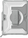 UAG Plasma Healthcare Handstrap case Microsoft Surface Pro 7+/7/6/5/4 white/grey