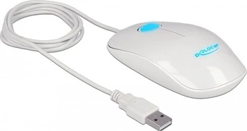 DeLOCK LED mouse белый, USB