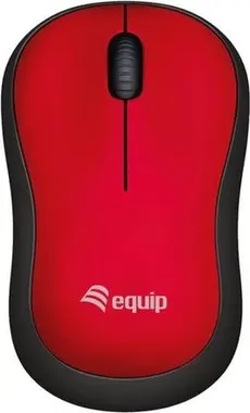 Equip Comfort wireless Mouse red, USB