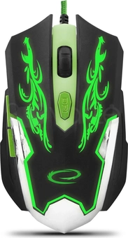 Esperanza Cyborg 6D зеленый, USB