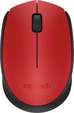 Logitech M171 wireless Mouse red, USB