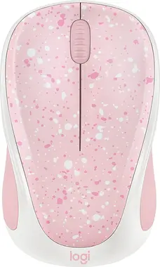 Logitech M317 wireless Mouse Rose Splash, USB