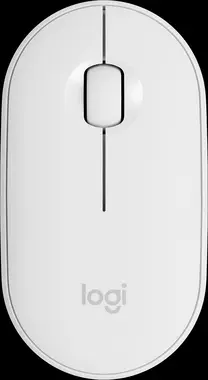 Logitech M350 Pebble wireless Mouse Off-white, USB/Bluetooth