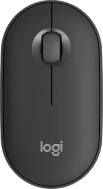 Logitech M350s Pebble Mouse 2 black/grey, Logi Bolt, USB/Bluetooth