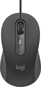 Logitech M520 signature wired for Business, graphite, USB