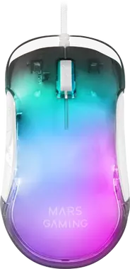 Mars Gaming MMGLOW white, USB