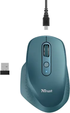 Trust Ozaa rechargeable wireless Mouse blue, USB