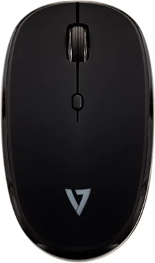V7 Silent Dual Mode mouse with 4 keys black, USB/Bluetooth